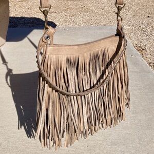 McFadin Fringe Leather Purse